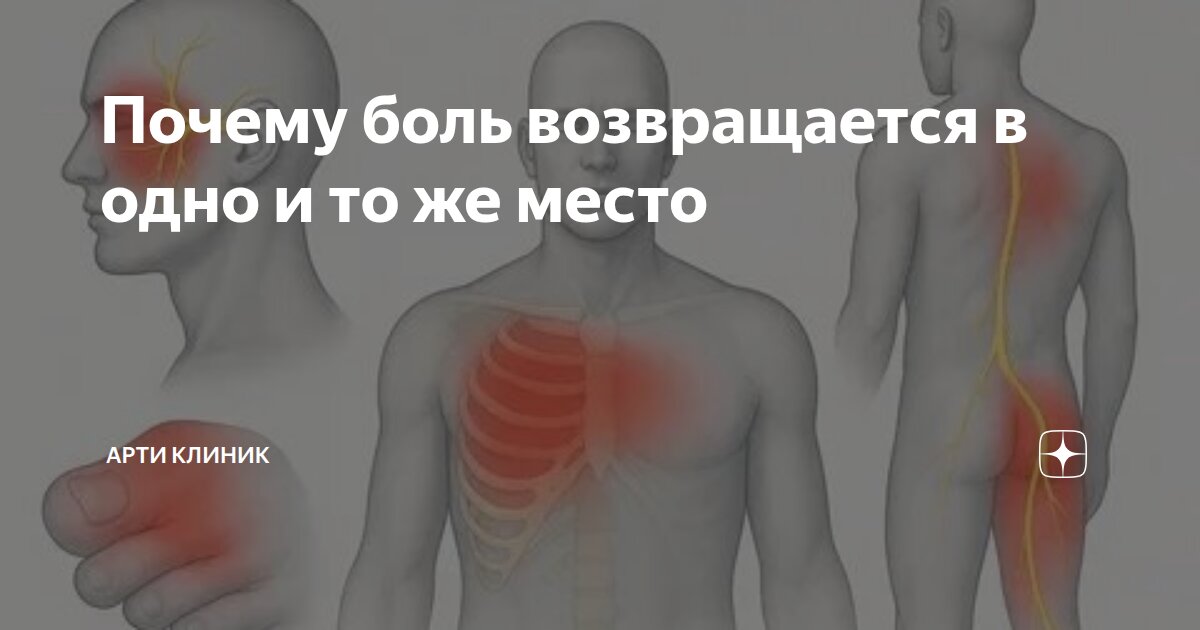 Почему боль возвращается в одно и то же место